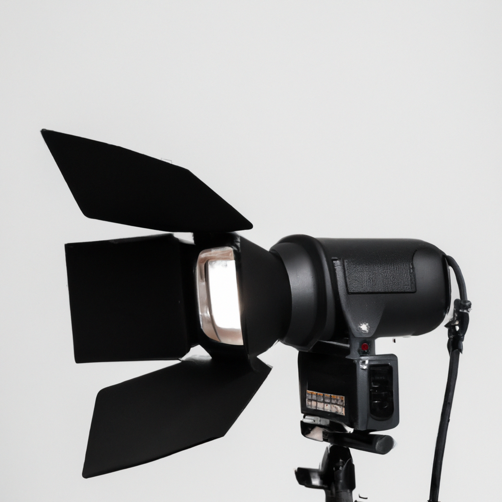 Estudio fotográfico minimalista en blanco con luz natural — imagen generada